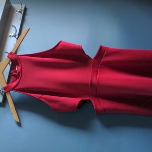 Altered state red cutout dress med